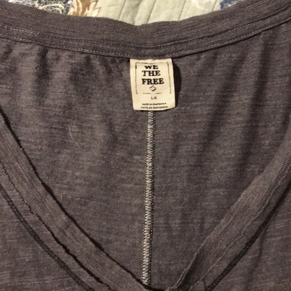 Oversized Free People tee shirt size large - Picture 4 of 6